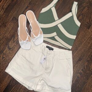Banana Republic Cream Women's Shorts